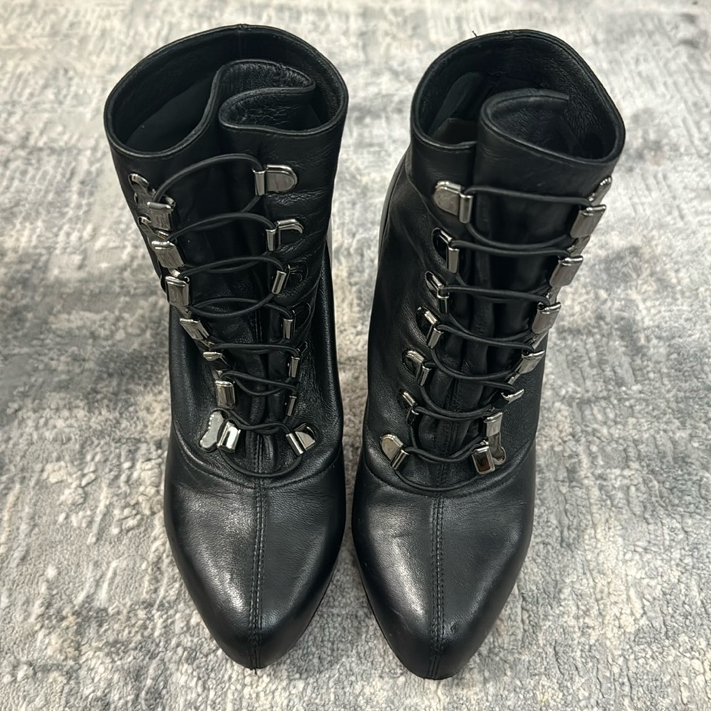 Christian Louboutin booties.